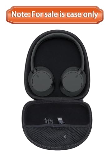 Image of VERTUS Headphone Hard Protective Storage Case for Boat Rockerz 650 Pro Bluetooth Wireless Over-Ear Headphones (Black) (Headphone Not Included)