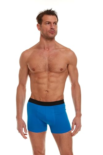 Yacht & Smith 12 Pack of Mens Boxer Briefs Underwear Bulk, 100% Cotton, Soft, Comfortable, Assorted Colorful Brief3