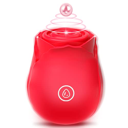 2023 Newly Rose Sex Toy Vibrator Stimulator For Women, Sucking Pulsating Rose Adult Women Couples Sex Toys Vibrators With 7 Modes, Female Mini Clitoris Vibrator Stimulator For Woman Her Pleasure #TOP15