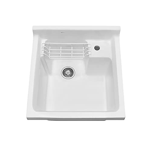 Vitreous China Single Bowl Kitchen Drop-In Sink #TOP2