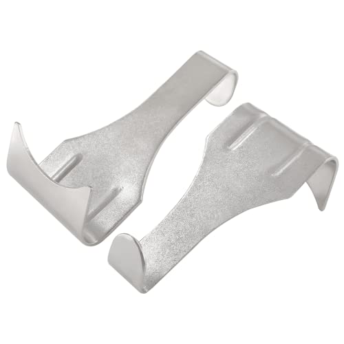 Image of 20Pcs Picture Moulding Hooks Silver Photo Rail Hangers S-Shaped Picture Frame Hangers(Silver)
