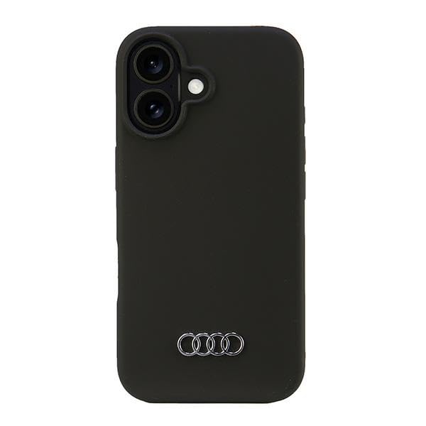 Audi AU-LSRIP16-Q3/D1-BK Coque en silicone pour iPhone 16 6,1" Noir