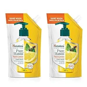 Himalaya Pure Hands Tulsi & Lemon Deep Cleansing Hand Wash 750Ml each (Pack of 2)-image-37