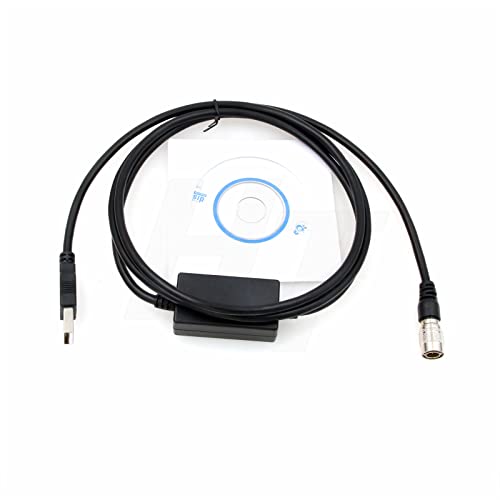 HangTon 6 Pin Hirose USB Data Cable for Topcon GTS310 GPT3005 Total Station Sokkia NTS Set 610 510 Set530R3 630R to Computer - Image 3