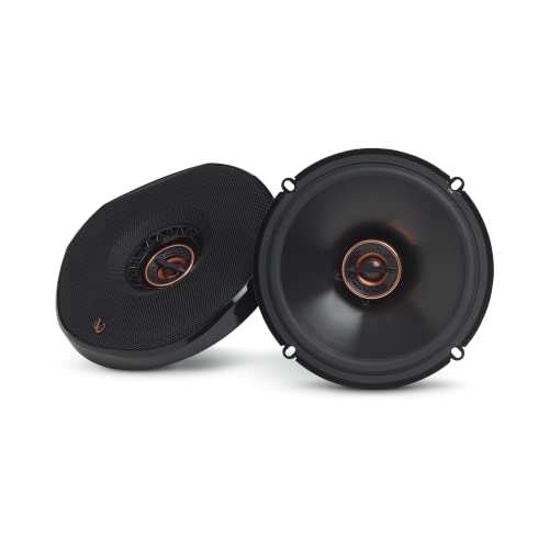 Infinity Reference 6532EX Altavoces coaxiales 2 vías 6,5 Pulgadas 55 W RMS, 165 W Pico, 3 Ω True 4 Ohm, 93 dB, woofer Polipropileno Plus One™, Tweeter Soft-Dome, diseño Plano, Sonido Claro