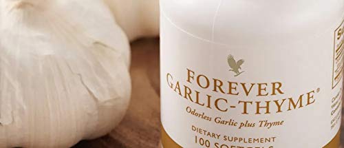 Forever Living Garlic-Thyme, 200 Softgels, Pack of 2 (Supports Free Radical Protection & Helps Convert Fat to Energy) - Thumbnail 2