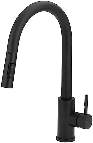 Torneira Cozinha Monocomando Ducha Extensível Black/Preto