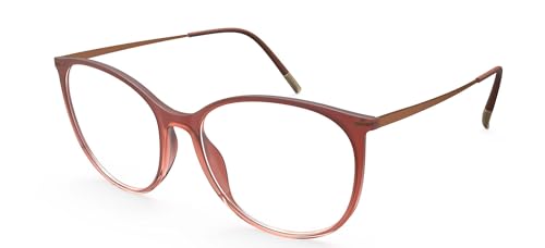 Silhouette Eyeglasses Illusion Lite Full Rim 1606 2540 Jiggle Pumpkin 54/16/135