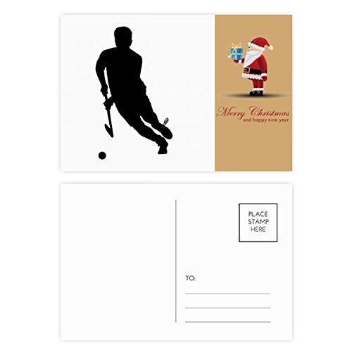 Cartes postales Père Noël et sport lot de 20 idées cadeaux EPS