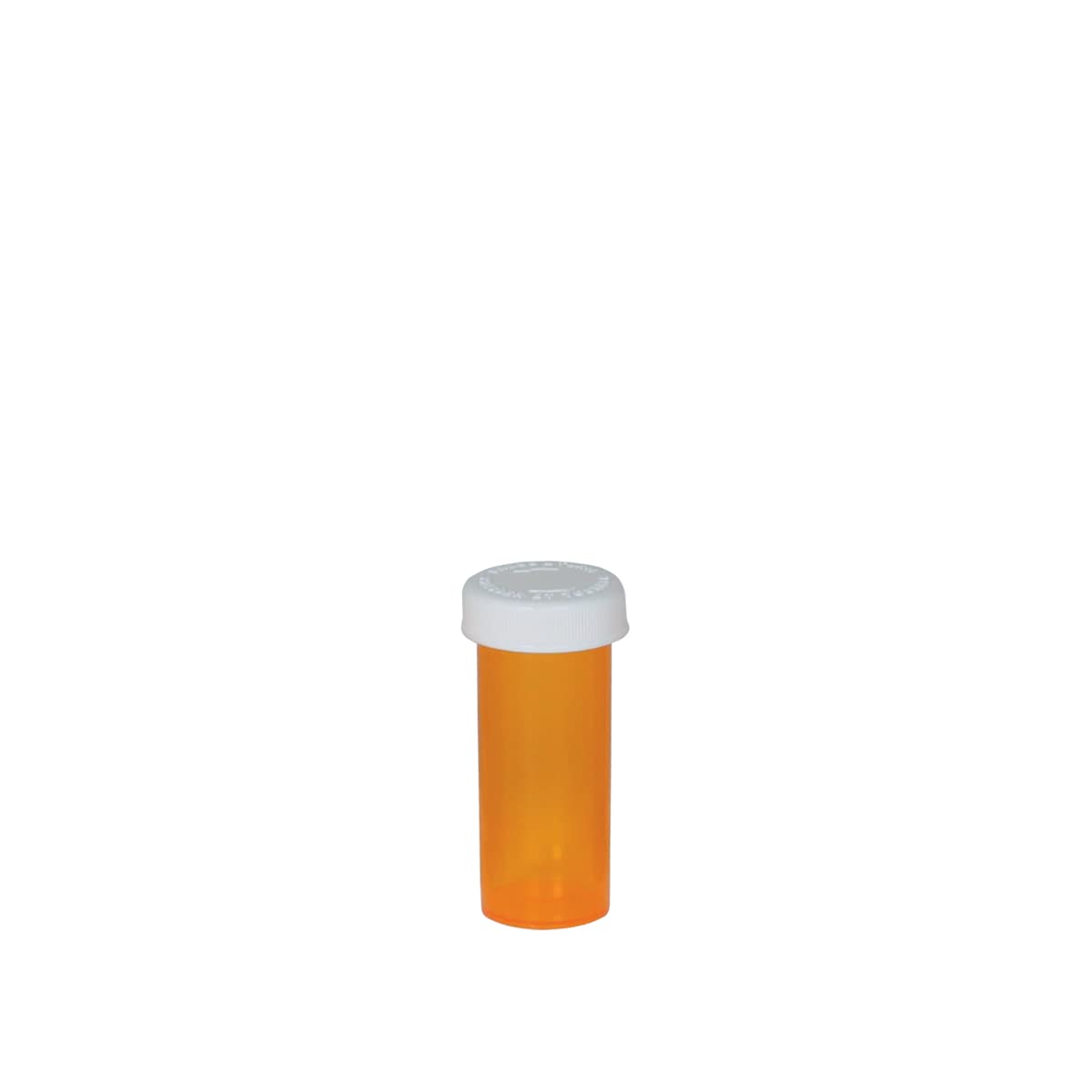 Ezy Dose Pill, Medicine, Vitamin Container & Vial, 8 Dram Storage, Child-Resistant Cap (Case of 385)