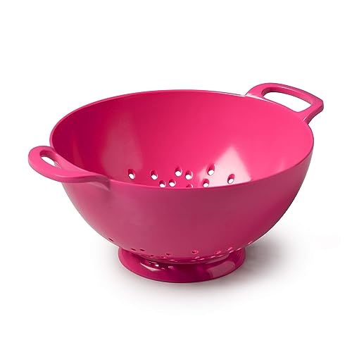 Zeal Melamine Colander/Strainer (20cm) -Red, Pink