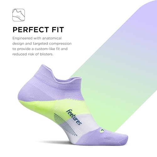 Image of Feetures Elite Light Cushion Mini Crew Sock - Sport Sock with Targeted Compression