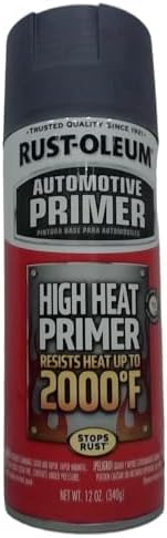 Rust-Oleum 249340 Automotive 12-Ounce High Heat Primer Spray Paint, Gray