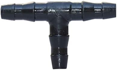 Kammas Garden 1/4" Tee Hose Splitter 4/7 Garden Watering 3-Way Hose Connector Micro Drip Irrigation 1000 Pcs - (Color: A)