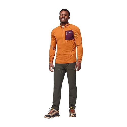 Image of Cotopaxi Otero Fleece Half-Zip Pullover - Men's Sienna X-Large