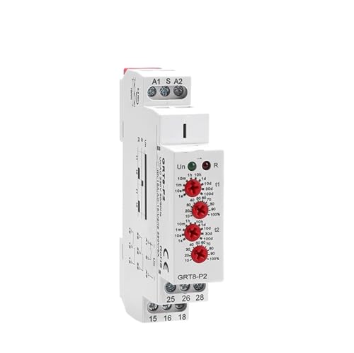 Relais temporisé de mise sous tension 24V AC 220V pour tableau DIN