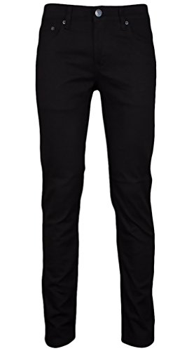 Victorious Men's Skinny Fit Color Jeans-30X30-Black #TOP18