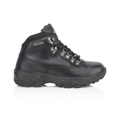 Northwest Territory Women's Peak Leather Waterproof Walking Hiking Trekking Boot - Black- UK4 - Image 7