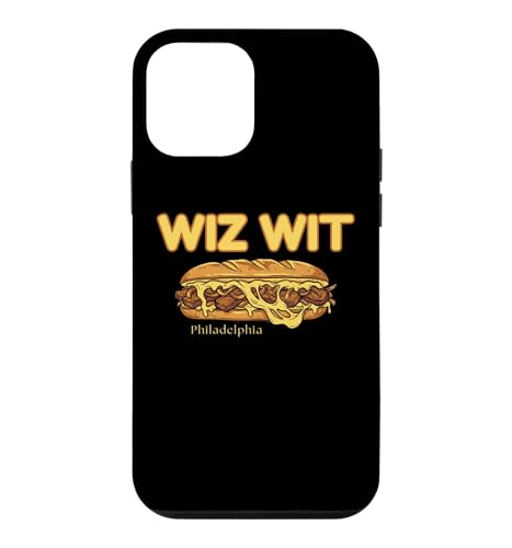 Wiz Wit Philly Cheesesteak Funny Philadelphia Foods �p���f�B �X�}�z�P�[�X iPhone 12 mini �p