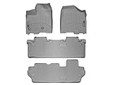 WeatherTech Custom Fit FloorLiners for Toyota Sienna - Full Set (464751-46300-2-3), Grey