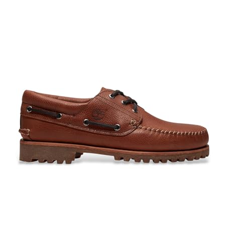 Zapatos náuticos de hombre Timberland Authentic de piel en DK Gray talla 43.5 W