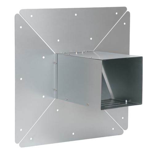 TSSOIYLR One-Way Squirrel Excluder Door 6 x 6 x 11 inch Heavy-Duty Hot-Dip Galvanized Steel Animal Exclusion Door for Attics Chimneys Roof Eaves and Vents