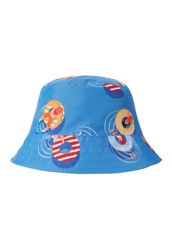 Chapeau de protection solaire enfant bleu 50 cm anti-UV à large bord