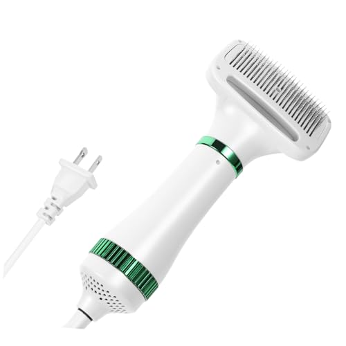 Sosoport Pet Blow Dryer Comb for Dogs and Cats Grooming Hair Brush Sprayer with Adjustable Temperature and Long Cord