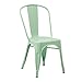SKLUM Chaise LIX Vert Menthe Salle à Manger Cuisine Style Industriel Finition Gloss