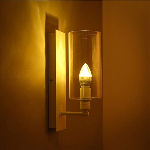 Lámpara de pared tipo vela con iluminación suave para salón moderno 6