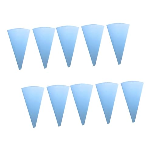 COLLBATH 10pcs Eva Piping Bags for Cake Decorating Icing and Pastry Textured Grip for Easy Handling Reusable and Flexible Squeezing Tools