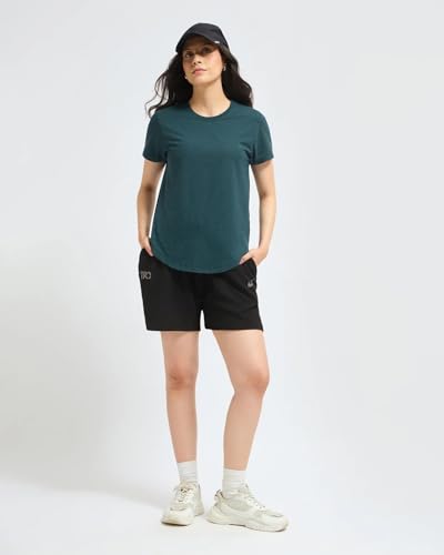 Image of Wellbi Bamboo Women's Tshirt - Ultra-Soft, Breathable & Sustainable | Premium Cotton Blend for Supreme Comfort | Stylish & Eco-Friendly T-Shirt for Women | Tshirt Women Cotton