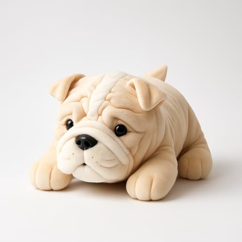 Image of Cute Plush Toy for Kids | | Soft Toys | Birthday Gift for Girls /Wife, Boyfriend /Husband, Soft Toys for Girls, Baby Toy (Random Color) Pack of 1 (Bulldog Soft Toy)