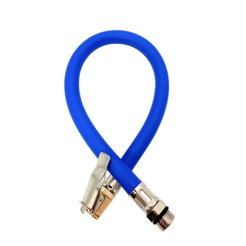 Cylocrya Tuyau de Gonflage des Pneus 36cm - Adaptateur Universel pour Gonfleur de Pneu avec Valve Américaine Standard - Compatible Moto, Vélo, Voiture et Camion -...