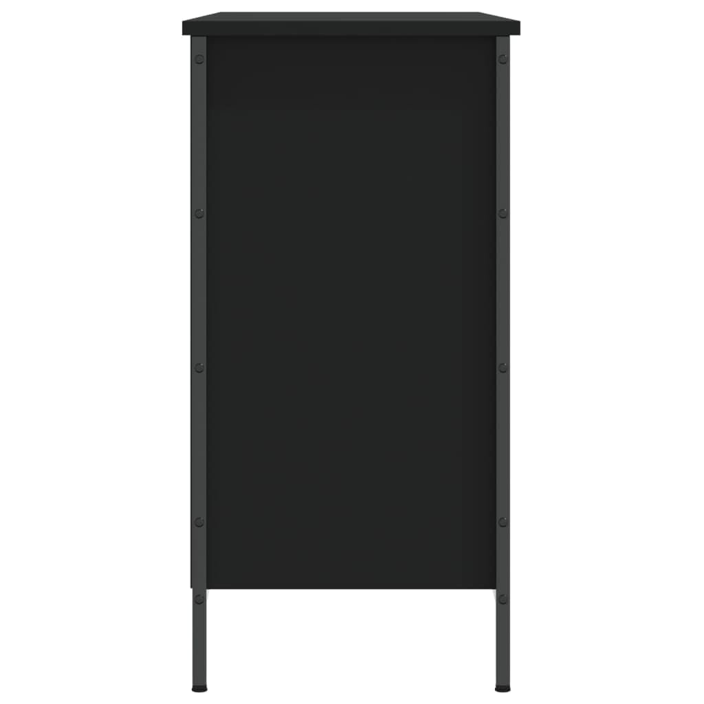 Regał na buty, czarny, 100 x 35 x 70 cm, materiał drewnopochodny, wytrzymała szafka na buty z 9 półkami do wejścia, uniwersalny organizer, stabilne przechowywanie butów