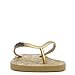 ED HARDY Women's Capistrano Flip Flop Sandal - Gold - 8