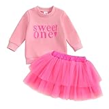 Photo Gallery xiximaon infantile bambino ragazze compleanno abiti sweet one ricamo manica lunga maglione felpa tulle tutu gonna set my first birthday gonna outfits, rosa, 6-12 months Photo Gallery xiximaon infantile bambino ragazze compleanno abiti sweet one ricamo manica lunga maglione felpa tulle tutu gonna set my first birthday gonna outfits, rosa, 6-12 months