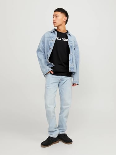 JACK & JONES Herren JJECORP Logo Tee SS Crew Neck, Black, S – Ansicht 3