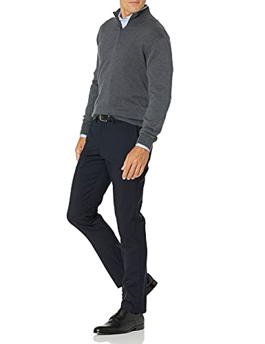 Buttoned Down Men's Supima Cotton Lightweight Quarter-Zip Sweater - Image 5