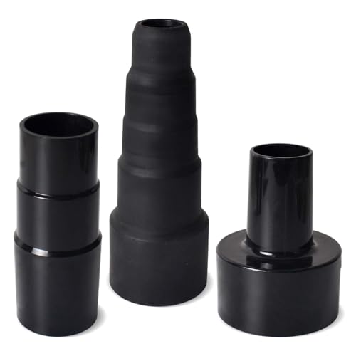 Adaptateur 3 Pièces pour Tuyau Aspirateur, Raccordement et Embout pour Tuyau d'aspirateur, Kit Universel de Réduction avec Raccordement au
