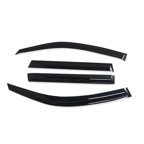 Viseras Viento para Mitsubishi para Outlander 2002-2006 Visera Negra para Ventana Protección Solar Y contra La Lluvia Deflector Viento Lateral para Coche Guardias Lluvia