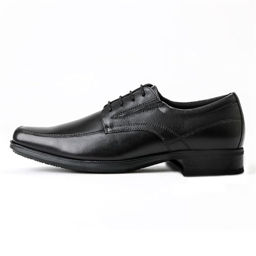 Mens Dress Shoes Fashion Lace-up Square Toe Oxfords Shoes Classic Formal Business Wedding Faux Leather Shoes for Men2