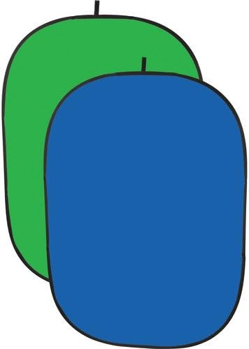 AnglerChromakey Collapsible Background (5 x 7', Chroma Blue/Green)
