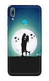TweakyMod Designer Printed Hard Case | Moonlight Couple Back Cover Compatible with HWAWEI Y7 2019, HWAWEI Y7 Prime 2019