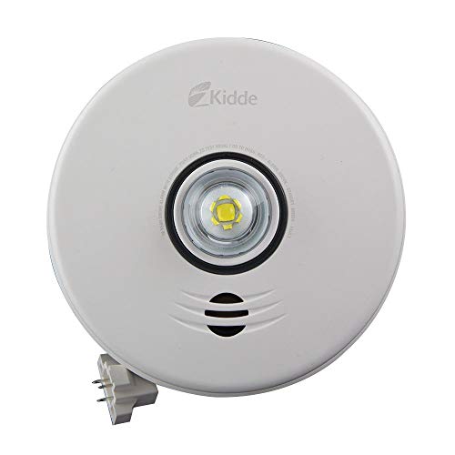 Kidde Hardwired 2-in-1 LED Strobe and Smoke Detector with 10-Year Battery Back-Up