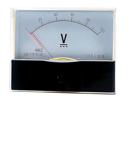 Ampèremètre analogique 44C2 avec cadran haute lisibilité 500V DC