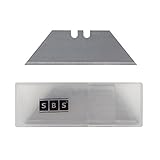 Ersatzklingen für Teppichmesser Trapezklingen ohne Loch im praktischem Spender - 240 Stück