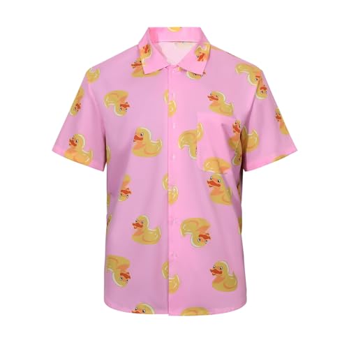 YOSUWOAI Camisa hawaiana para hombre para fiestas de verano, camisas informales, camisa de playa ligera, cómoda, suave, camisa de manga corta, transpirable, camisa de verano ajustada, camisa de surf,