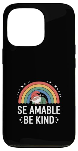 Funny Be Kind Sleeping Gnome ���C���{�[ �i�� �X�}�z�P�[�X iPhone 13 Pro �p