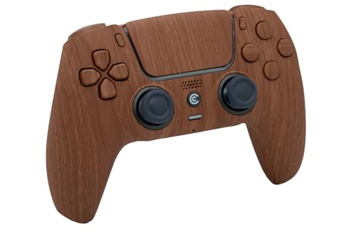 Image of Custom Controllerzz Custom Wireless Controller Compatible with PS5 - Multiple Designs Available (Wood & Wood Inserts)